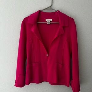 Hot pink designer blazer